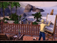 Obraz, The Sims 3, Jezioro
