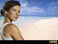 ocean, Filmy Lost, Evangeline Lilly, plaża