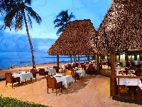 Ocean, restauracja, Plaża, Tropik