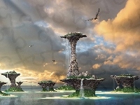 Ocean, Wodospady