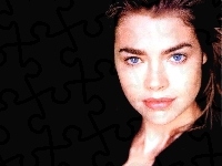 oczy, niebieskie, Denise Richards