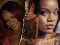 Oczy, Robyn Rihanna Fenty, Duże, Usta