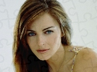 Elizabeth Hurley, oczy, niebieskie