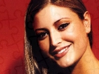 oczy, uśmiech, Holly Valance