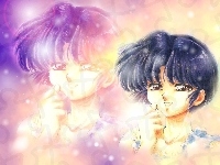 odbicie, kobieta, Ranma Nibun No Ichi