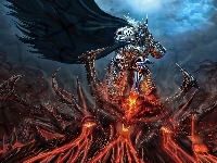Król Lisz, Gra, Arthas Menethil, Demon, Wrath of the Lich King, World Of Warcraft, Potwór