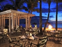 Ognisko, Mauritius, Restauracja, Plaża, Ocean