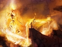 Demon, Ognisty, Miecz