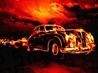 Film, Ognisty, Samochód, Ghost Rider