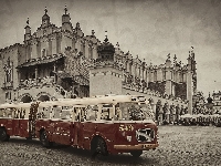 Autobus, Ogórek, Jelcz, Kraków, Sukiennice