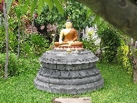 Ogród, Posąg, Budda, Bali