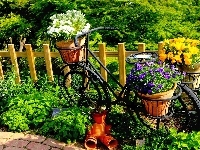 Ogród, Rower