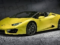 Lamborghini, Żółte, Huracan
