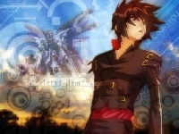 robot, osoba, Gundam Seed