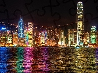 Oświetlone, Hong Kong, Miasto