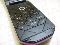 Otwarta, Nokia 7070 Prism, Czarna, Klawisze