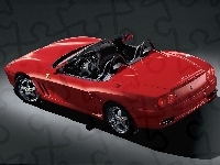 Otwarty, Ferrari 550, Dach