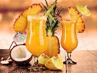 Drinki, Owocowe, Ananas