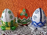 Ozdobne, Wielkanoc, Kolorowe Jajka