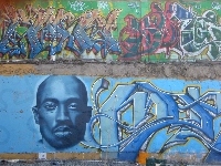 Ścina, 2 Pac, Graffiti