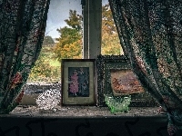 Parapet, Pajęczyna, Zdjęcia, Kurz, Szkło, Okno, Stare, Fotografie