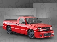 Pakiet, Czerwony, Chevrolet Silverado, Tuningowy