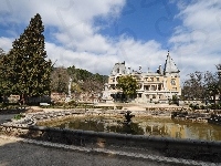 Fontanna, Pałac, Park