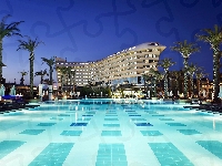 Antalya, Hotel, Basen, Palmy
