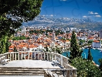 Panorama, Split, Chorwacja, Wybrzeże