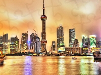 Panorama, Chiny, Szanghai