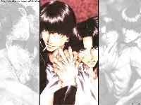 papieros, Saiyuki, ludzie, paznokcie