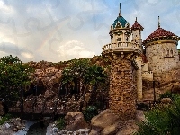 Park Rozrywki, USA, Disneyland, Baszty, Kalifornia