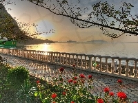 Deptak, Park, Morze