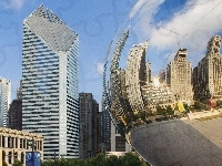 Park, Chicago, Millenium, Architektura