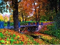 Most, Park, Jesień