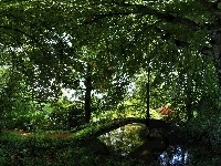 Mostek, Park, Ławeczka