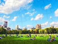 Piknik, Park, Domy