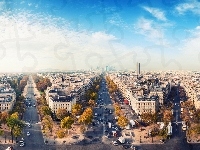 Budynki, Paryż, Ulice