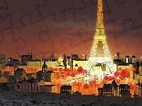 Noc, Paryż, Grafika