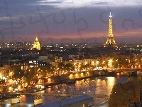 Paryż, Wieczorem