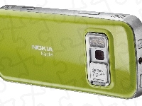 Paski, Nokia N79, Zielona, Tył