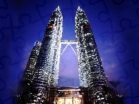 Petronas Towers, Malezja, Kuala Lumpur, Drapacze chmur