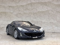 Peugeot 907, Czarny, Przód