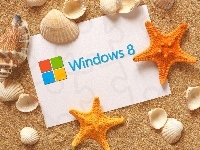 Piasek, Windows 8, Muszelki