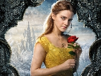 Beauty and the Beast, Emma Watson, Aktorka, Film, Róża, Piękna i Bestia