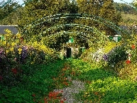 Piękny, Ogród
