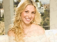 Piękny, Blondynka, Whitney Port, Spojrzenie, Uśmiech