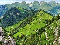 Widok, Piękny, Szwajcaria