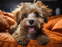 Kanapa, Yorkshire terrier, Pies