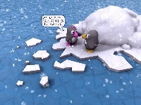 Śnieg, Pingwiny, Kra